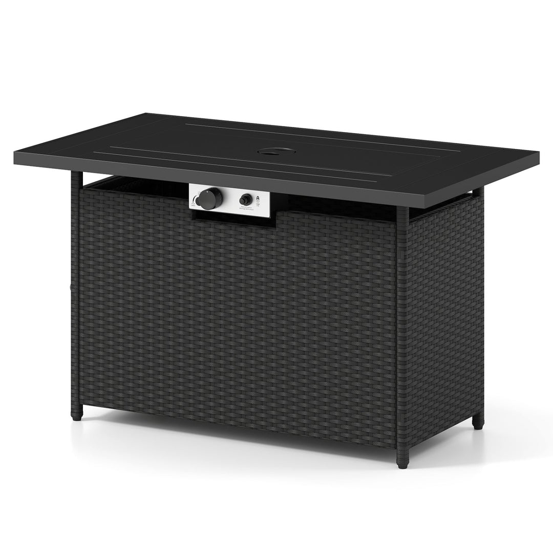 44.5" Propane Fire Pit Table with 50,000 BTU Burner