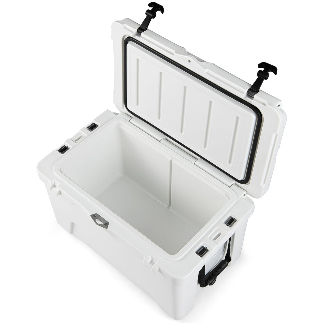 45 Quart Portable Hard Cooler Insulated Ice Chest Keeps Cool for up to 6 Days