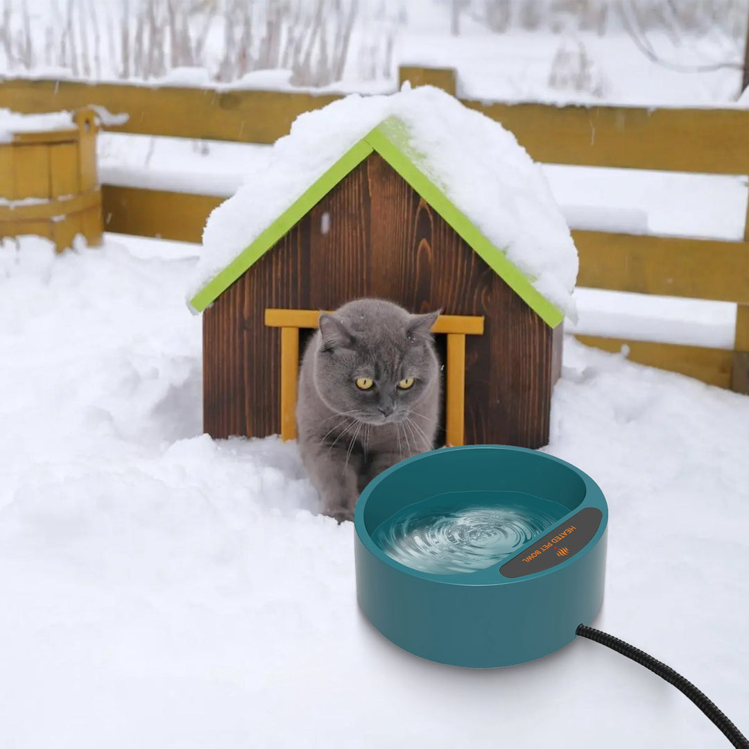 GBruno Heated Water Bowl for Dog Cat