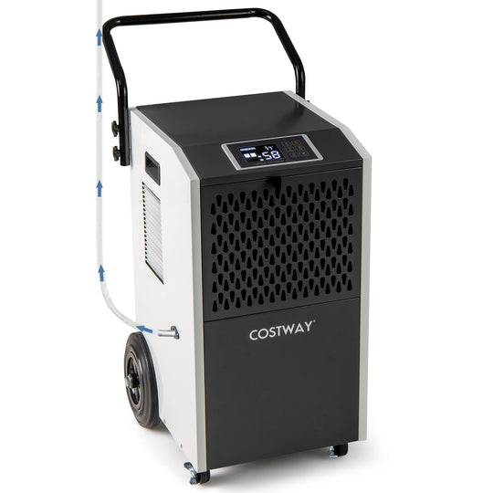154 Pints Commercial Dehumidifier with Pump and Drain Hoses