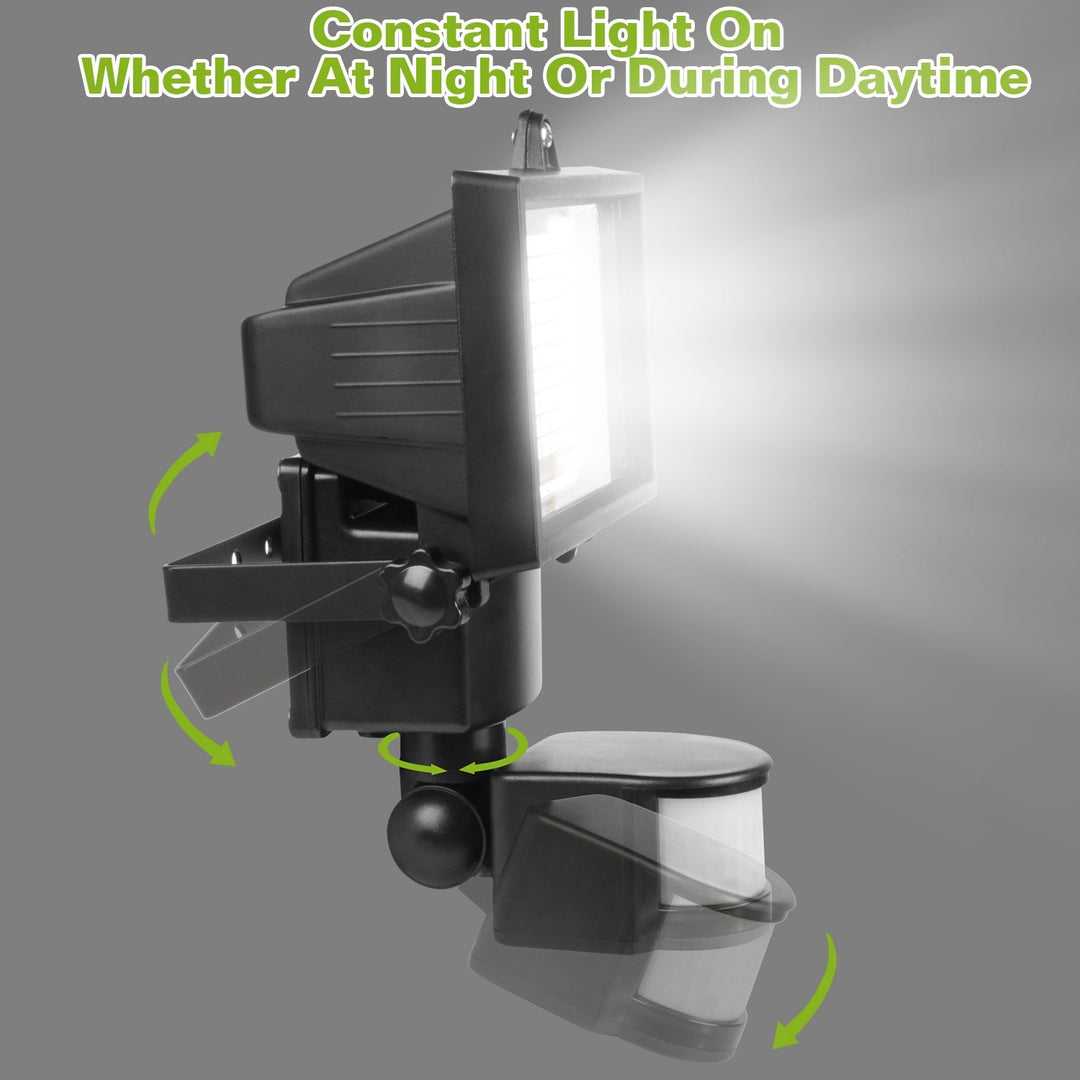 Solar Lights 1000lm Wall Lights Solar Flood Lights w/ Light Sensitivity 120¡ Motion Sensor IP65 Waterproof 180¡Illumination Lamps for Garage Garden Fr