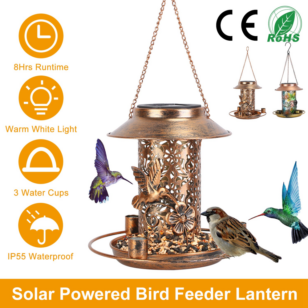 GBruno Solar Bird Feeder