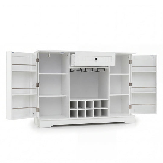 47.2 Inch Sideboard Cabinet with Wine Rack and Storage