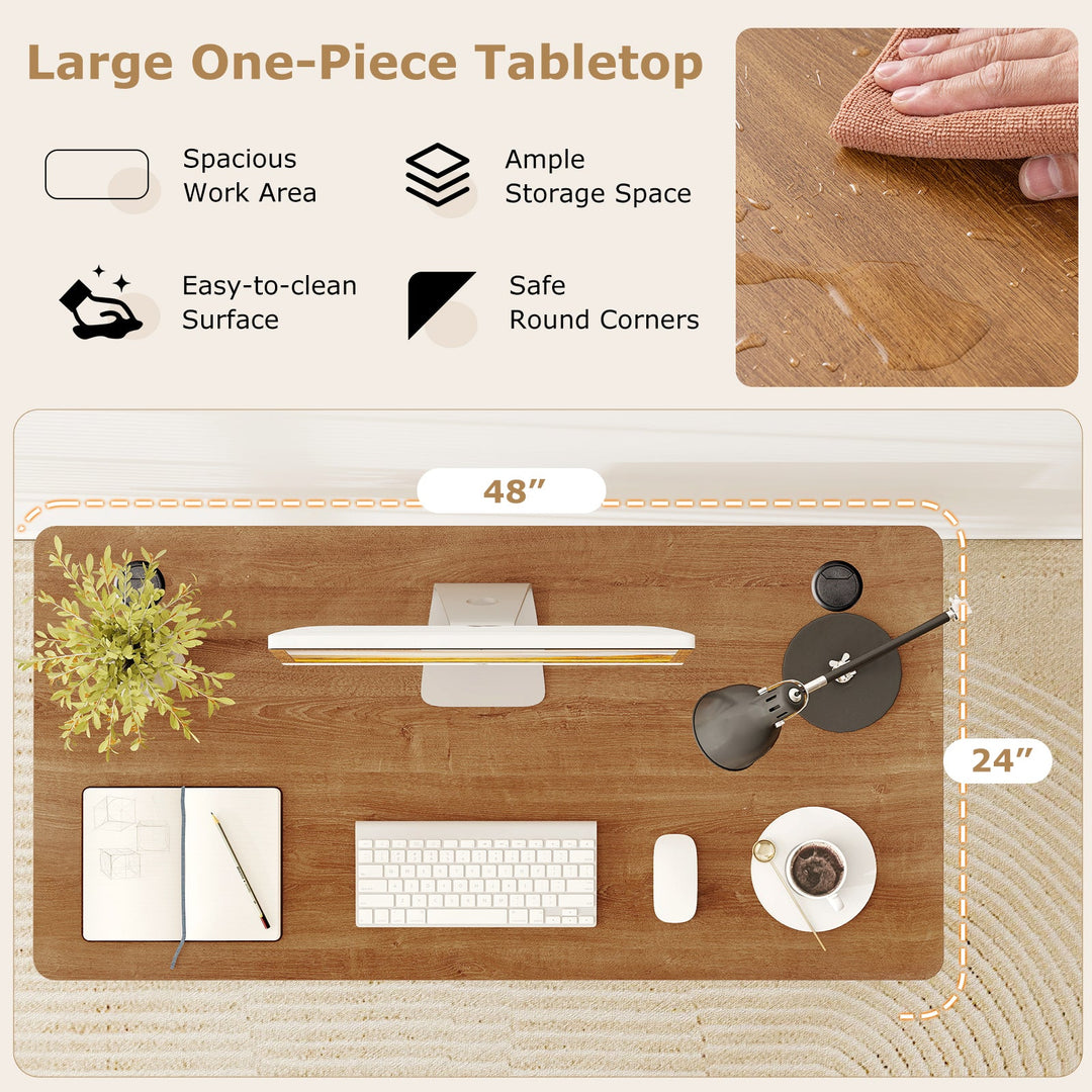 47‚Äù x 24‚Äù Universal Tabletop for Standard and Standing Desk Frame
