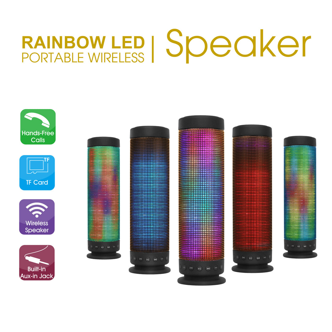 GBruno LED Portable Wireless Speaker