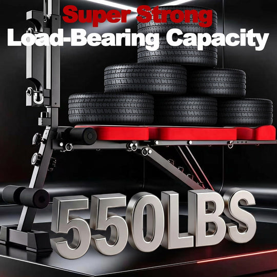 Multi-Functional Weight Bench with Pulley System