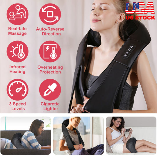 GBruno Electric Neck And Back Massager