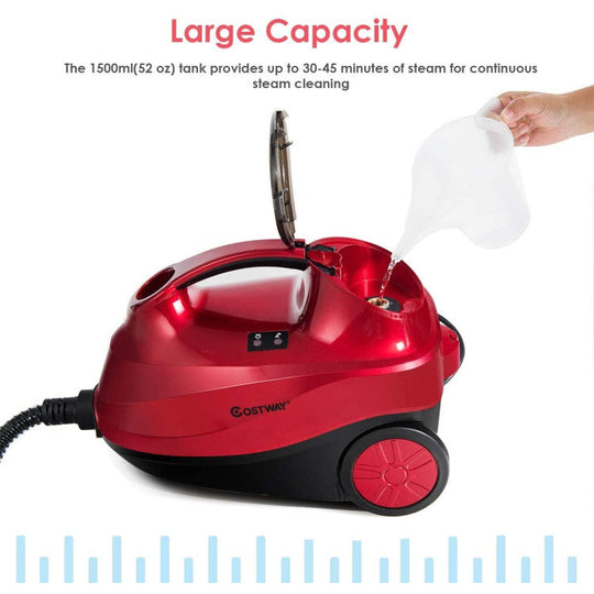2000W Heavy Duty Multi-purpose Steam Cleaner Mop with Detachable Handheld Unit