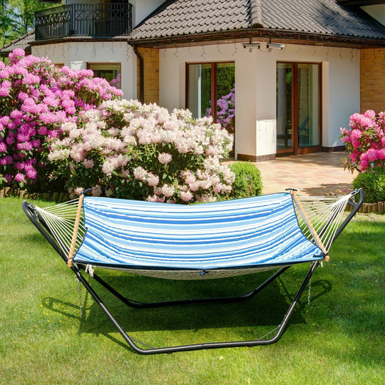 Hammock Stand Heavy Duty Steel Frame with Adjustable Chains