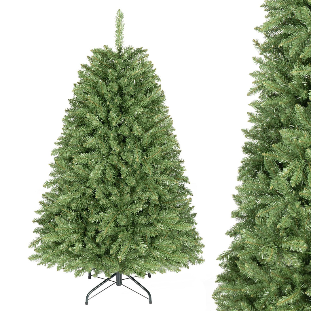 4.5 FT Artificial Christmas Tree with Easy-Setup Hinges