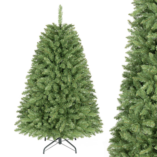 4.5 FT Artificial Christmas Tree with Easy-Setup Hinges