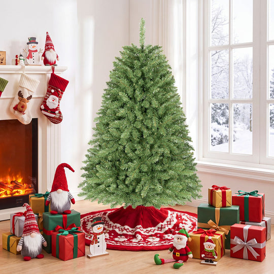 4.5 FT Artificial Christmas Tree with Easy-Setup Hinges