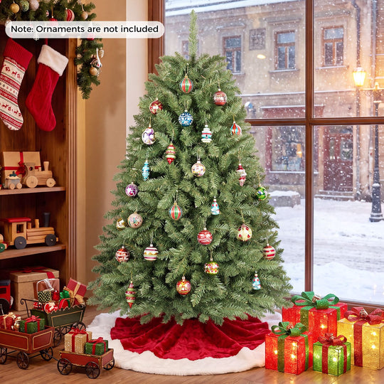 4.5 FT Artificial Christmas Tree with Easy-Setup Hinges