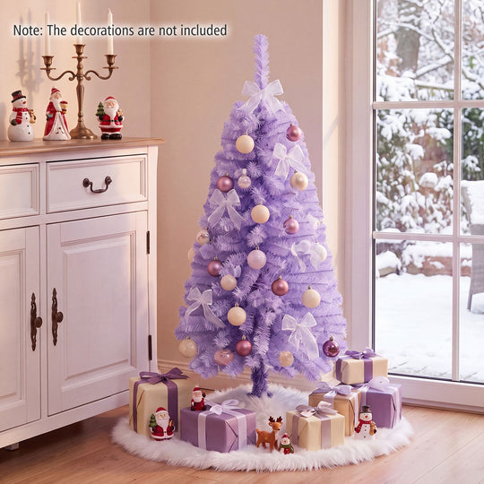 4 FT Artificial Christmas Tree with 110 Branch Tips and 50 Warm White LED Lights