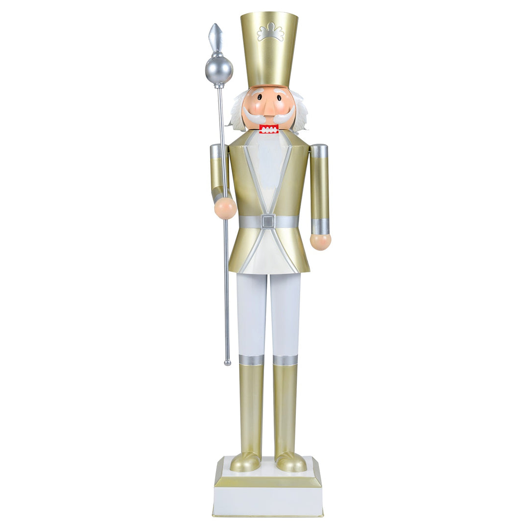 4 FT Christmas Nutcracker with High Hat & Beautiful Scepter