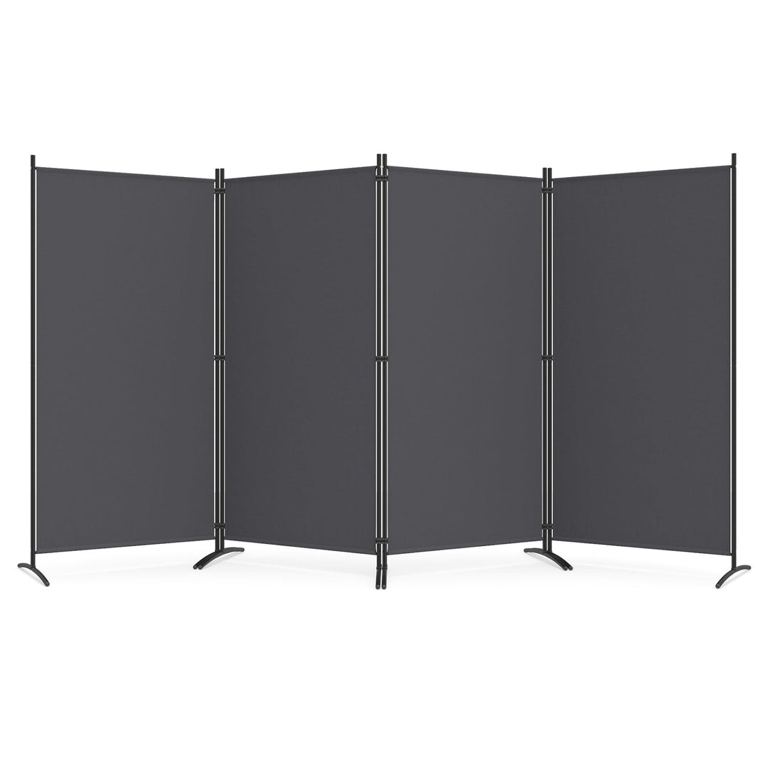 4 Panel Room Divider Screen 6 FT Tall Folding Privacy Partition
