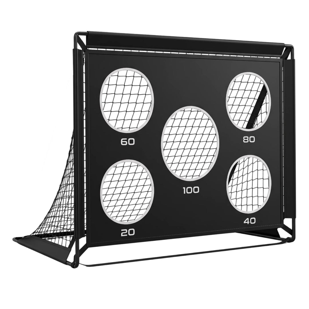 Portable Soccer Goals Set 4x3 FT with Training Accessories