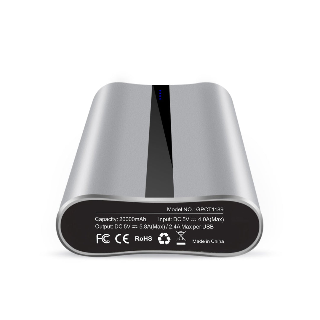 Portable Charger 20000mAh Power Bank Total 5.8A Output 3-USB Ports External_x000B__x000B_Battery Pack Portable Phone Charger for IOS Phone11/Pro/Max/8/X/XS iPad S