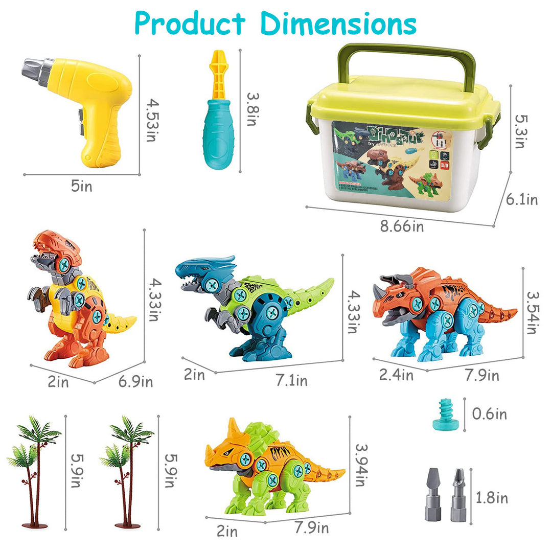 GBruno Take Apart Dinosaur Toys