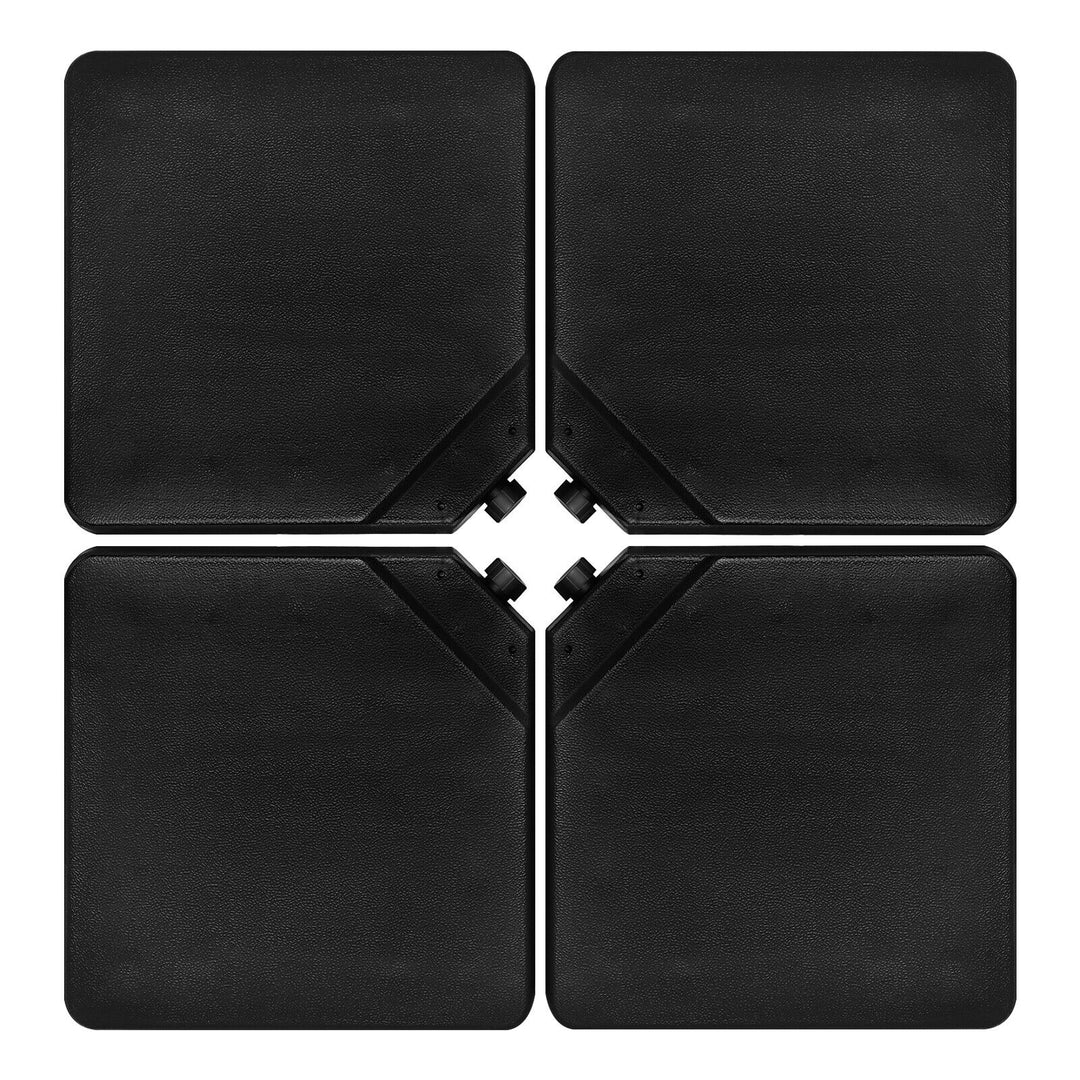 4 Pieces 13L Cantilever Offset Patio Umbrella Base with Easy-Fill Spouts