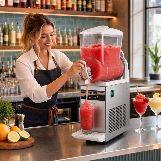 Commercial Slushy Machine 15L Single Tank 550W Freezer