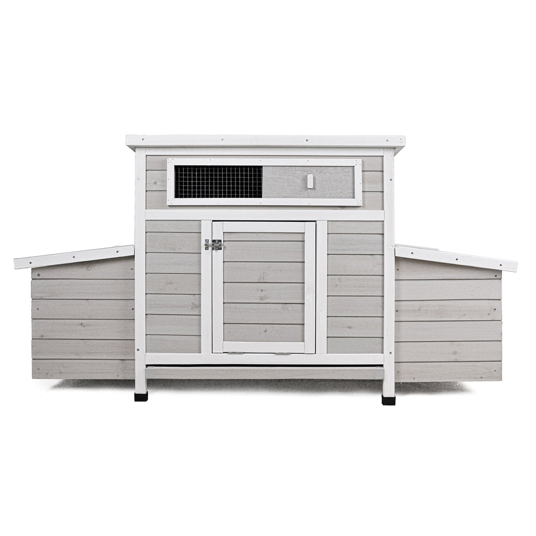 Wooden Chicken Coop for 3-6 Chickens with 6 Nesting Boxes