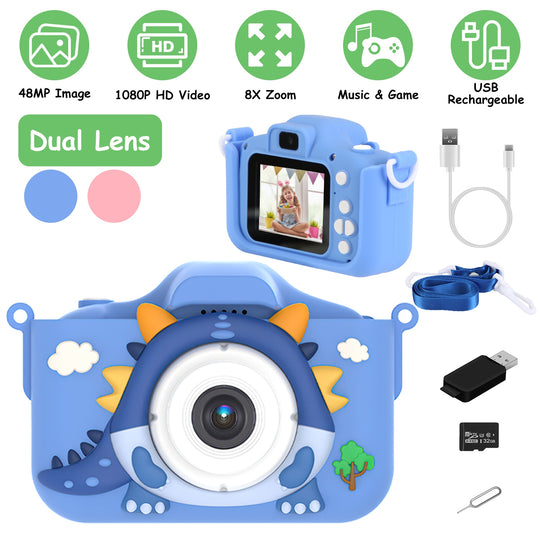 GBruno Dinosaur Kids Selfie Camera