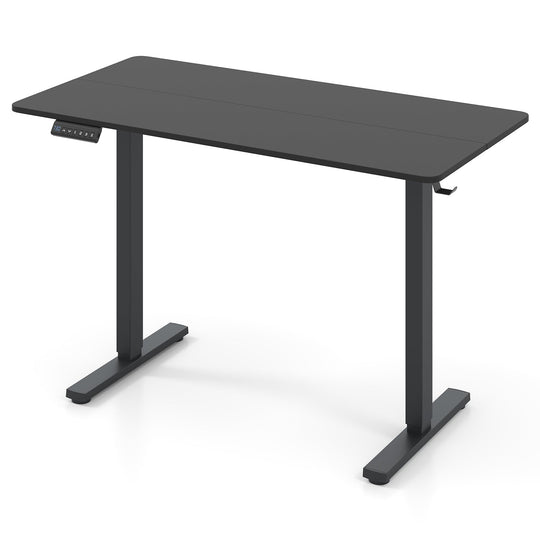 48 Inch x 24 Inch Ergonomic Electric Standing Desk with 3 Memory Settings for Home Office