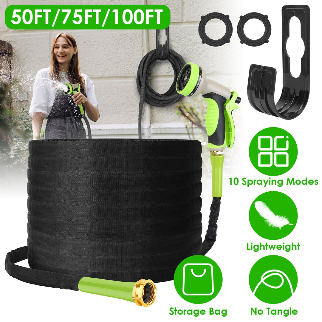 Pattern Hose 50FT Garden Hose with 10-Pattern Nozzle | GBruno | Shop Online β GBruno ...
