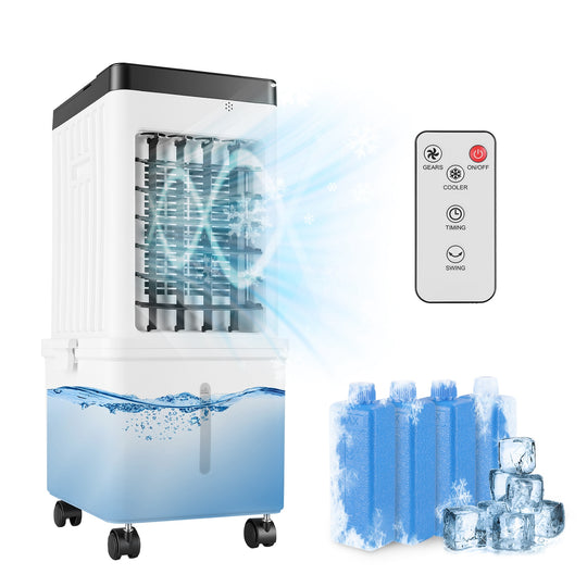 Portable Evaporative Air Cooler 12L with Remote & Timer