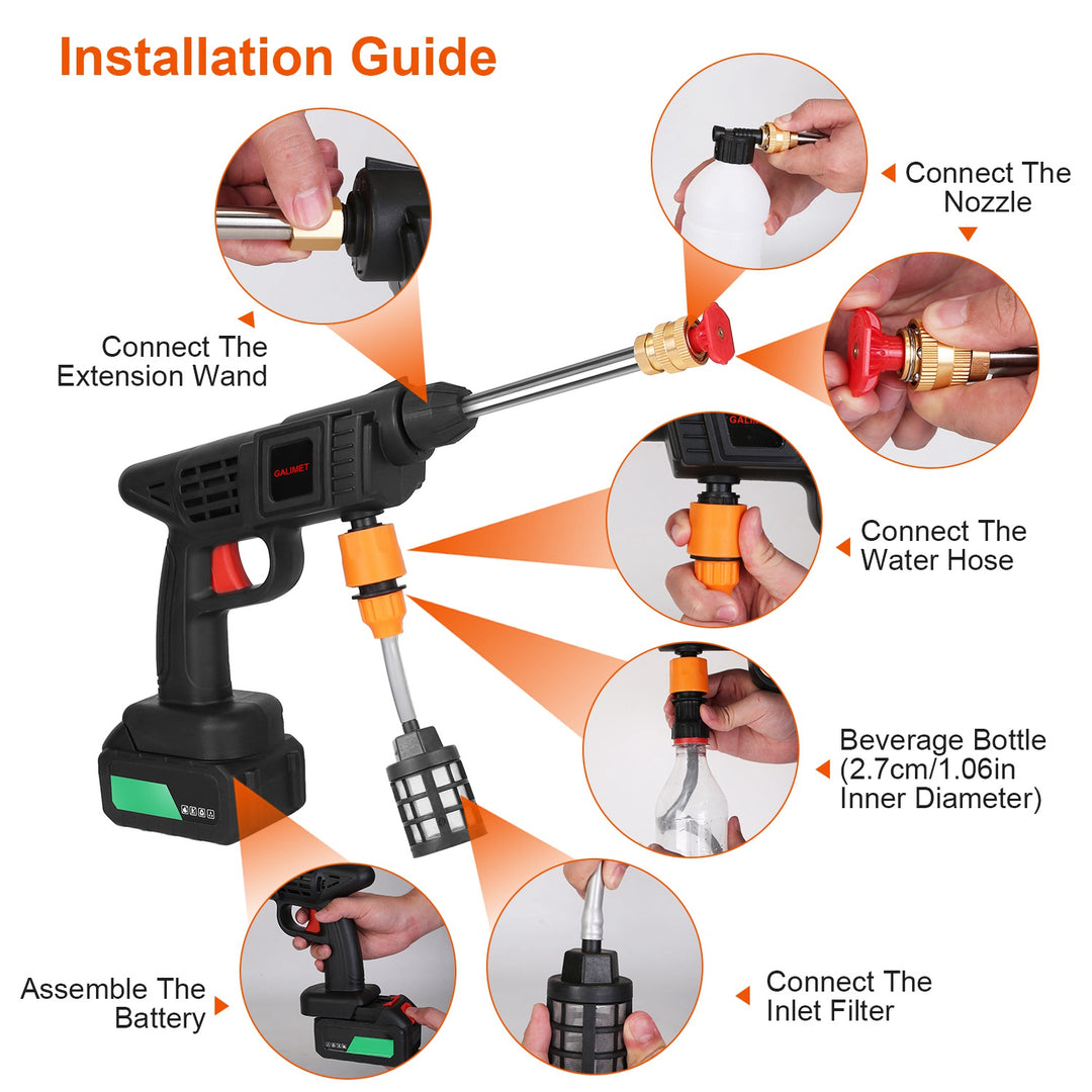 GBruno Cordless Pressure Washer