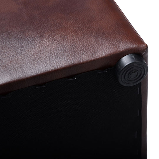 Foldable Cube Ottoman Pouffe Storage Seat
