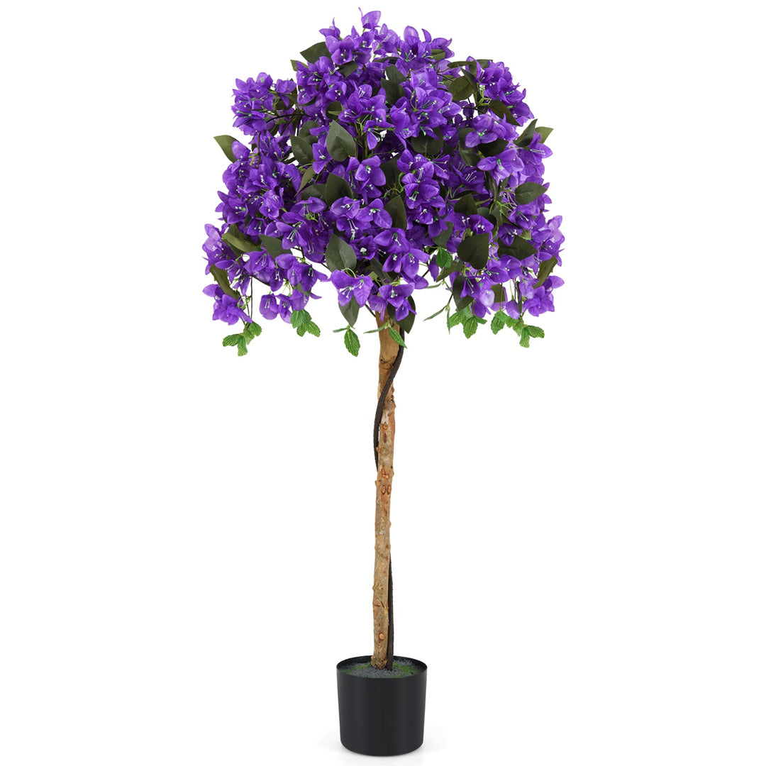 4.5 Feet Artificial Azalea Tree with Cement Pot