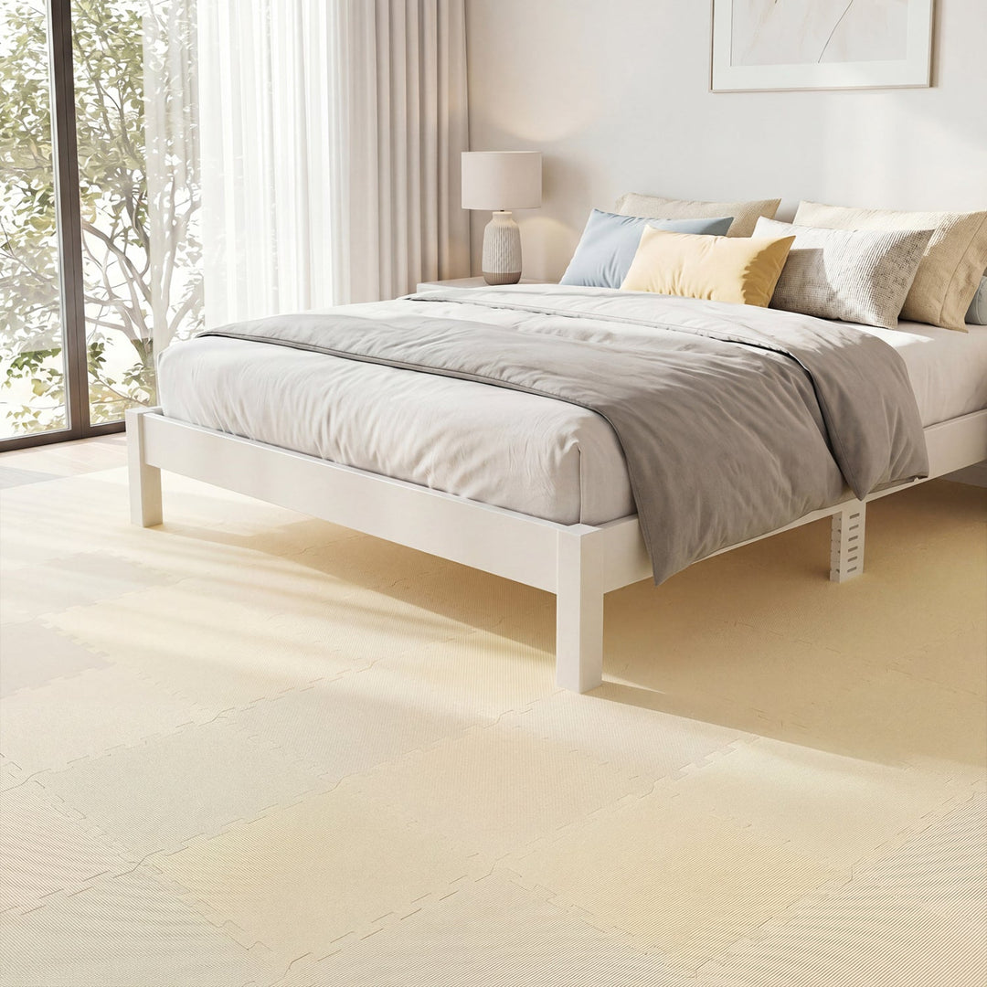 EVA Foam Floor Tiles 54-Pack with Borders and Non-Slip Surface
