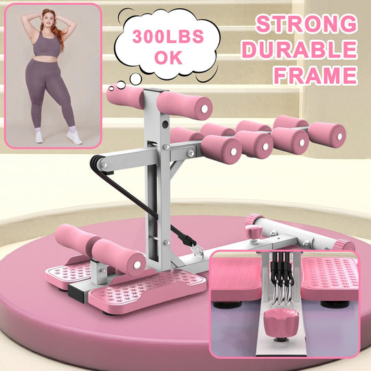 Adjustable Deep Squat Machine with Resistance Bands