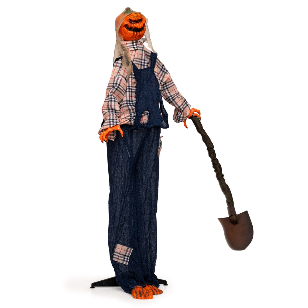 Halloween Pumpkin Man Decoration with Motion and Sound 5.3 ft