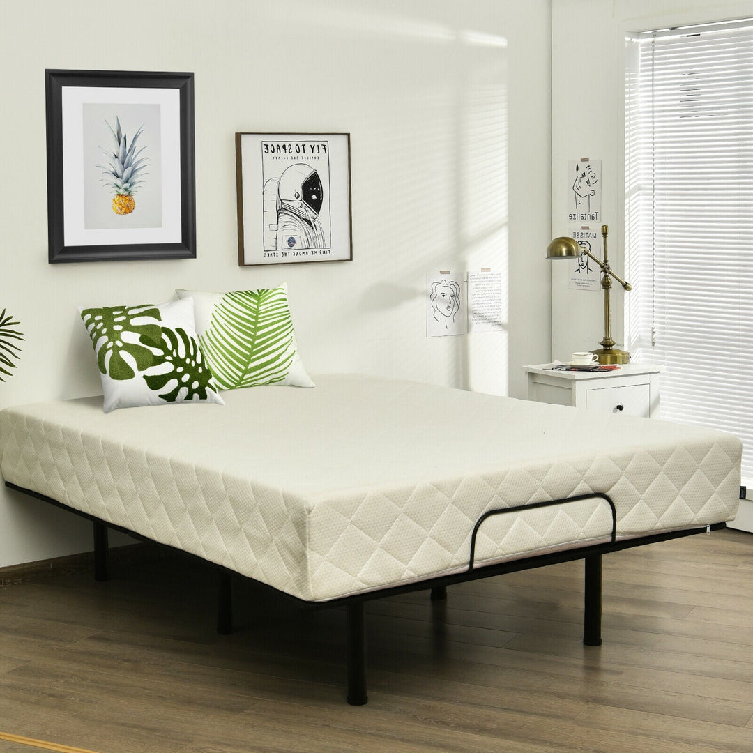 Queen Size Adjustable Bed Base Frame with Wireless Remote Control