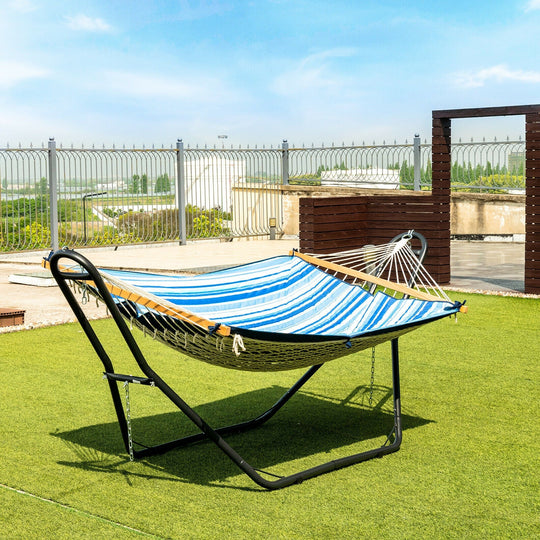 Hammock Stand Heavy Duty Steel Frame with Adjustable Chains