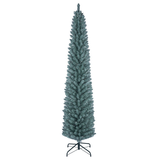 5/6/7/8 Feet Artificial Christmas Tree with 210/320/418/535 PVC Branch Tips