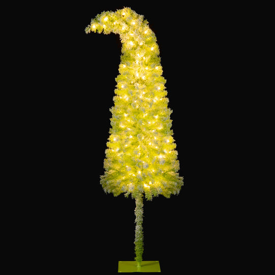 5/6/7 FT Whimsical Christmas Tree with Bendable Top and 216/290/366 Branch