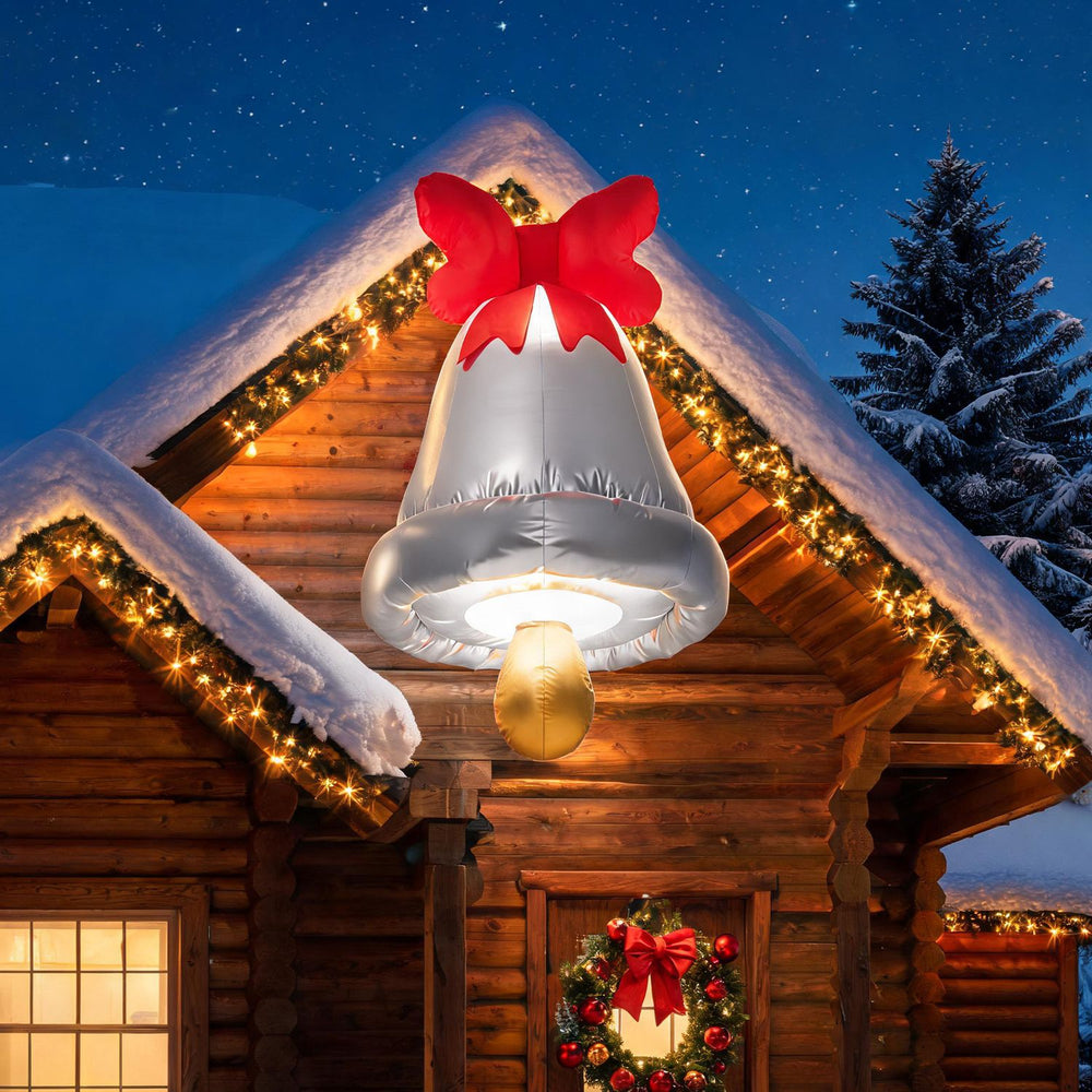 5.9 FT Christmas Inflatable Outdoor Decoration Climbing Santa