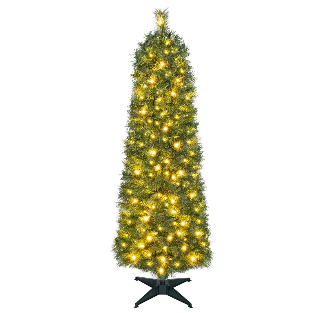 8 FT Artificial Pine Christmas Tree with 575 Branch Tips