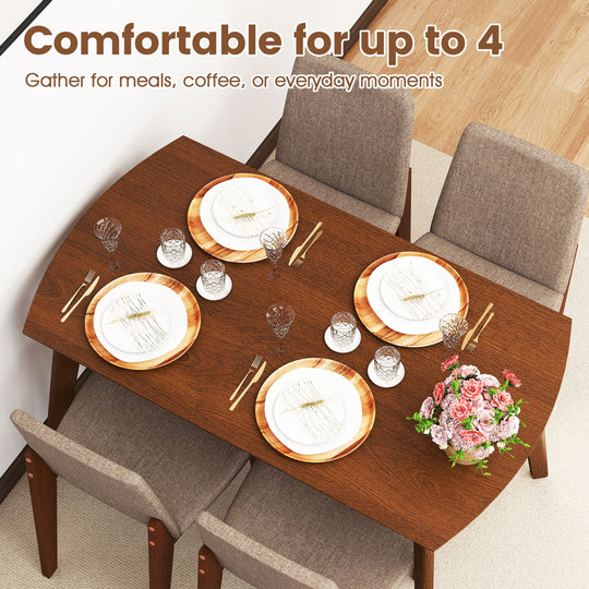 5-Piece Kitchen Table and Upholstered Chairs
