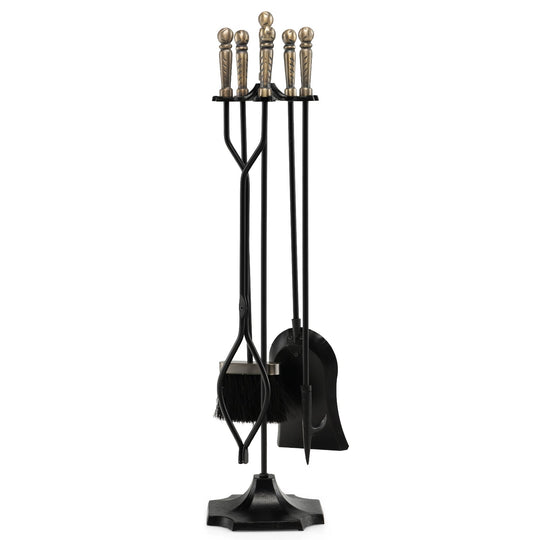 31 Inch 5 Pieces Hearth Fireplace Fire Tools Set