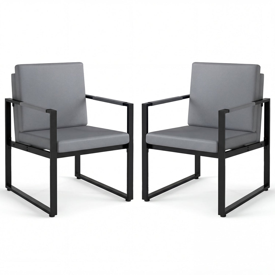 5 Pieces Living Room Set with 2 Accent Chairs and 2 Coffee Tables