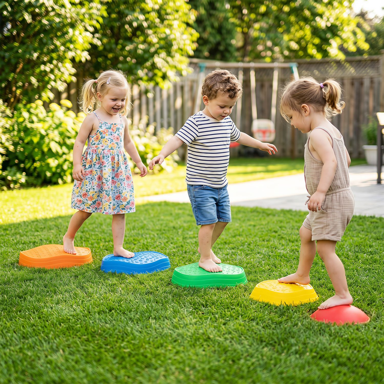 5 Pieces Stepping Stones for Kids with Cute Crab Theme – GBruno Store