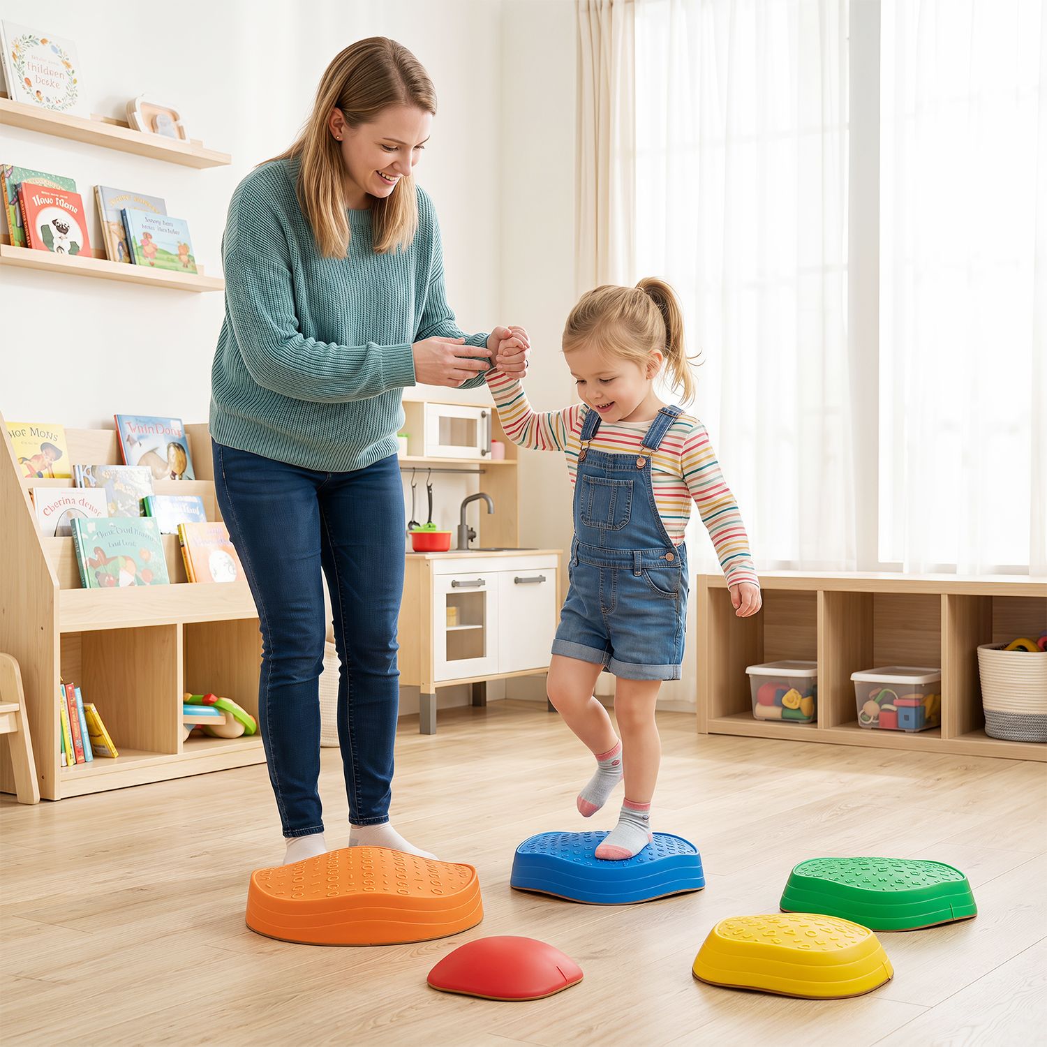 5 Pieces Stepping Stones for Kids with Cute Crab Theme – GBruno Store