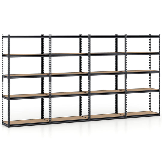 5-Tier Garage Shelving Unit 2200 LBS Metal Storage Shelves Adjustable Utility Rack