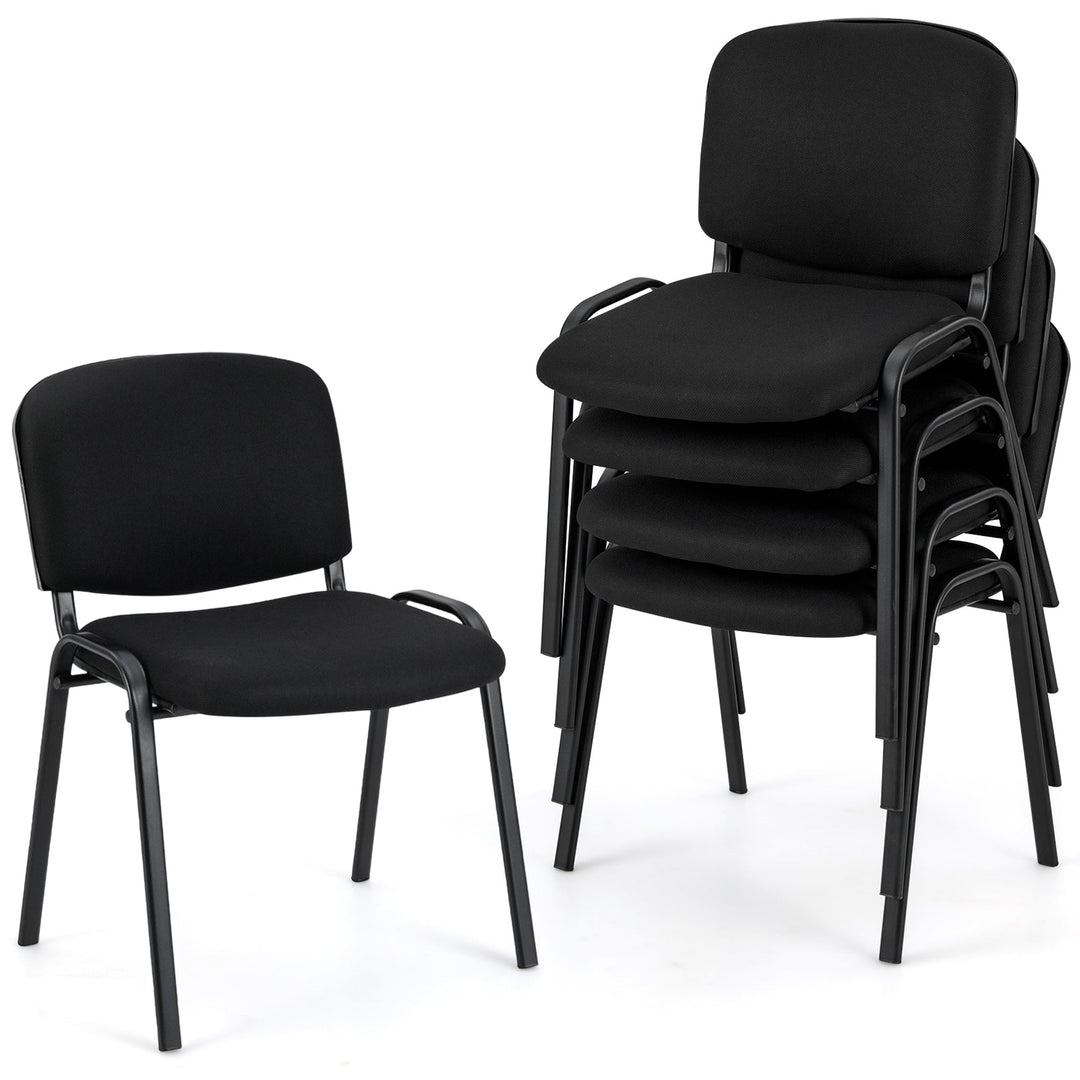 Office Chair with Metal Frame and Padded Cushions for Conference Room