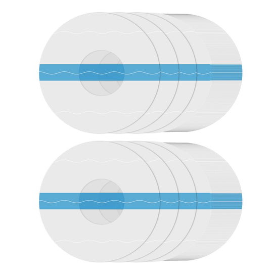 100Pcs Sensor Covers for Libre Waterproof Sweatproof Strong Stick Transparent Invisible Adhesive Patches No Glue Hole On The Center Long Lasting Tape